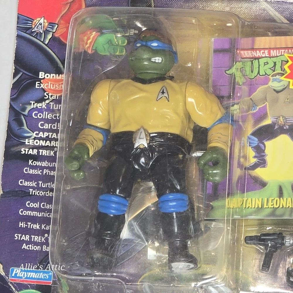 Star Trek TMNT Captain Leonardo Teenage Mutant Ninja Turtles 1994 Figure NEW
